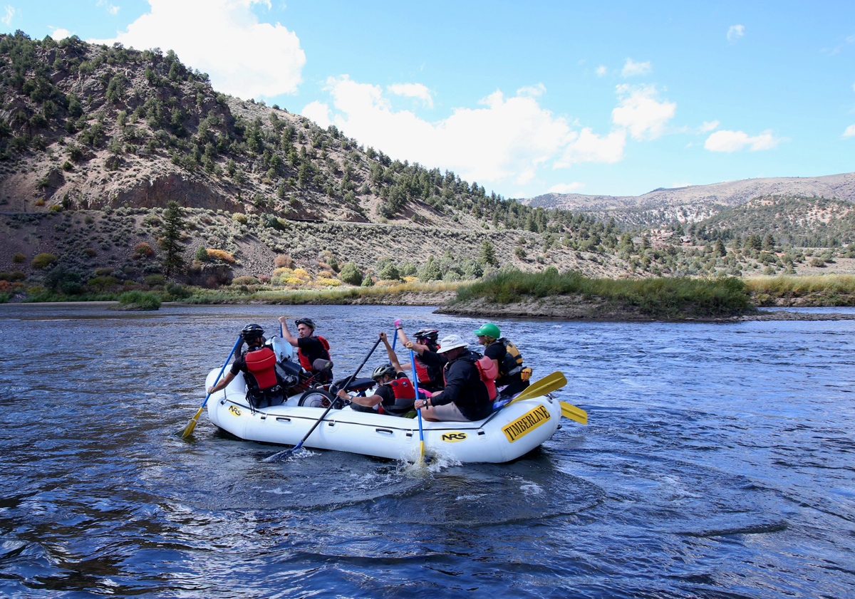Rafting on the Colorado River.
