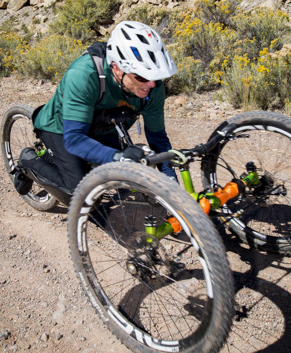 Hand cycling at the 2015 Adventure Team Challenge Colorado.