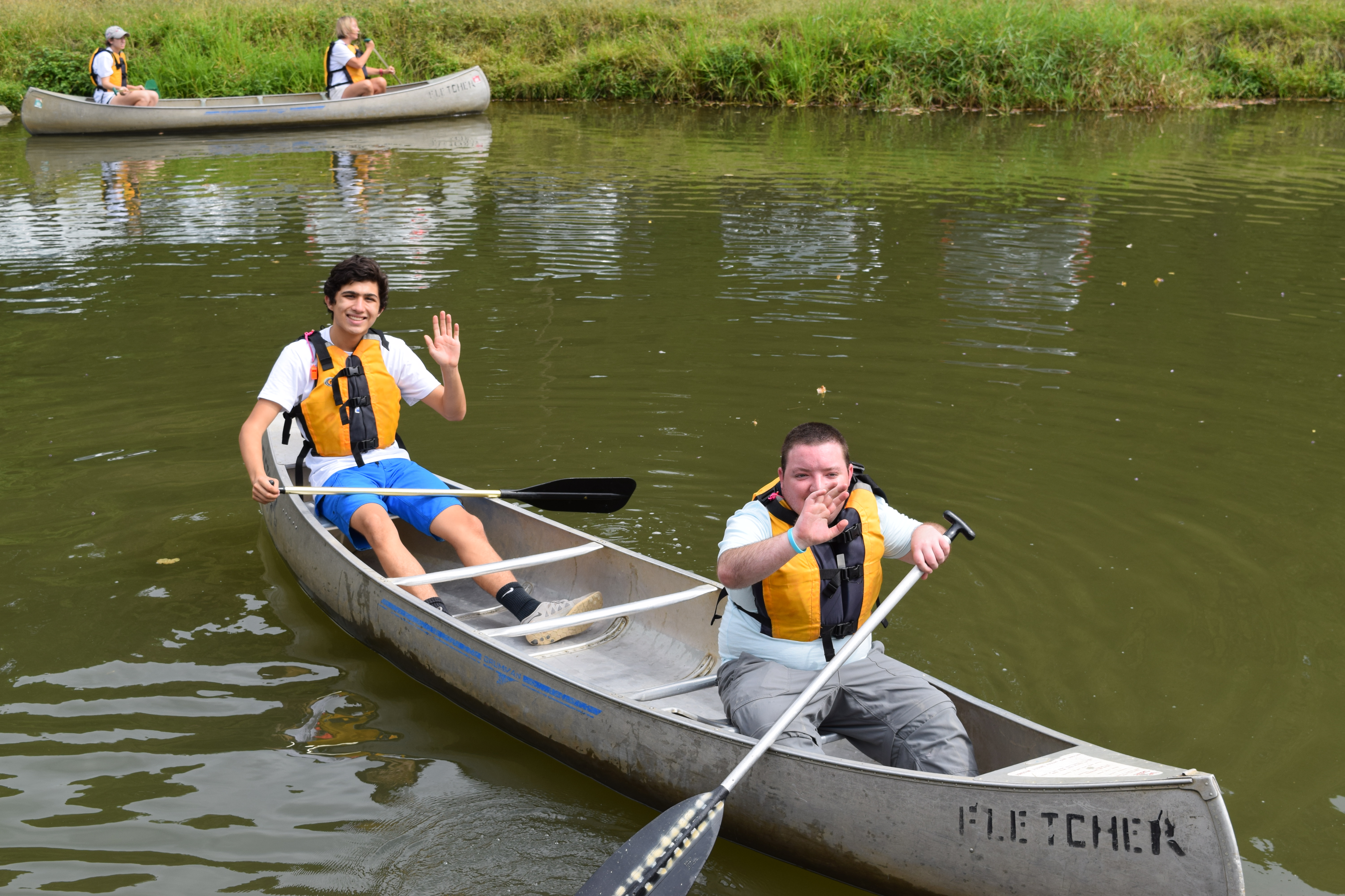 Canoeing on the C & O Canal.