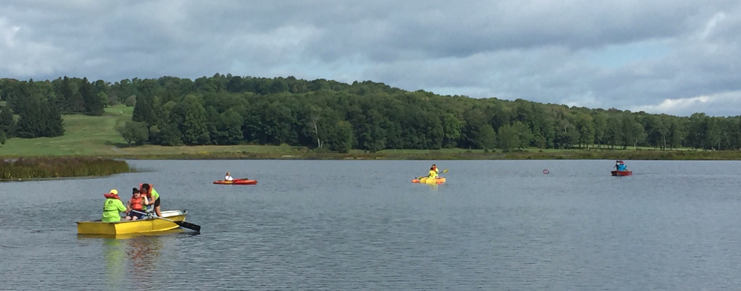 Boating at the Challenge.