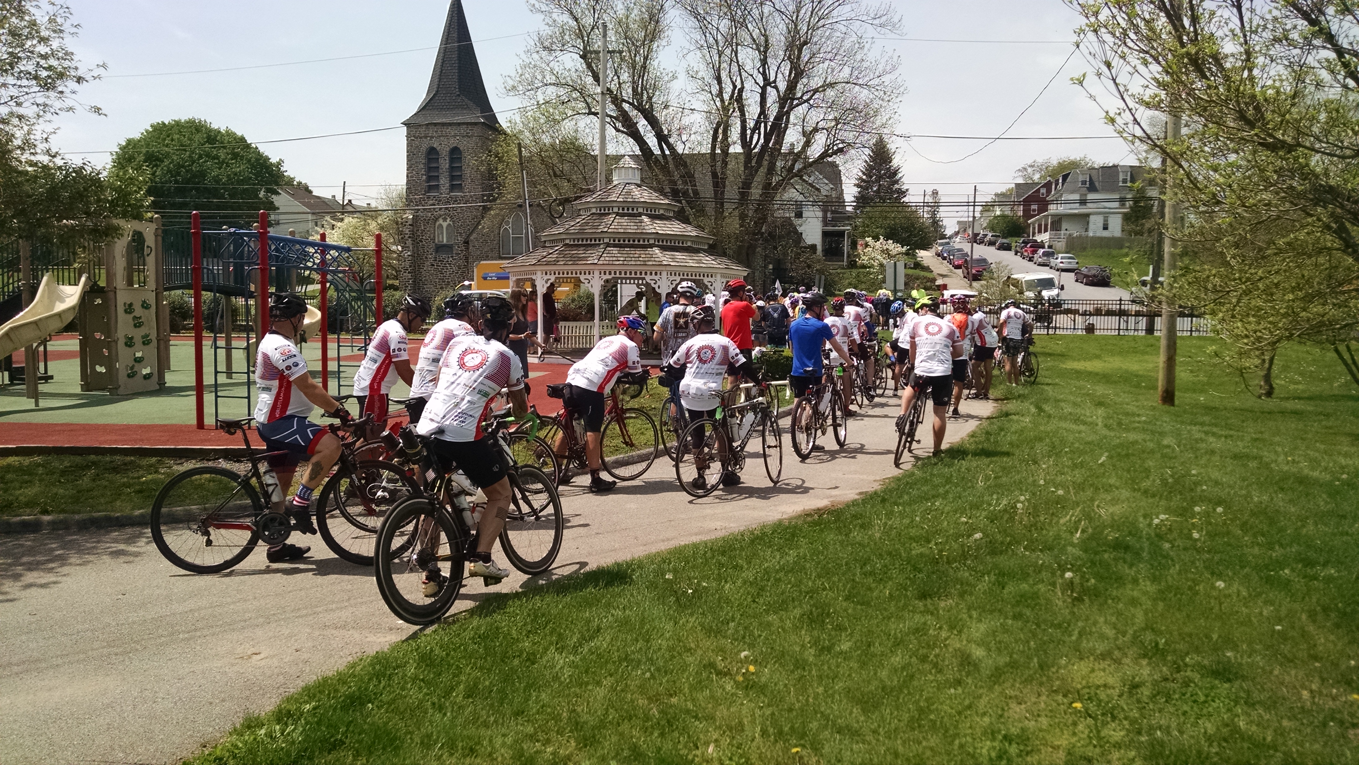 Riders depart lunch April 29