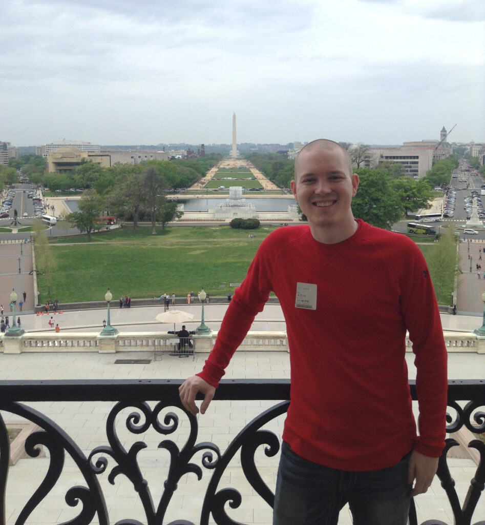 Brian Steere at the U.S. Capitol.