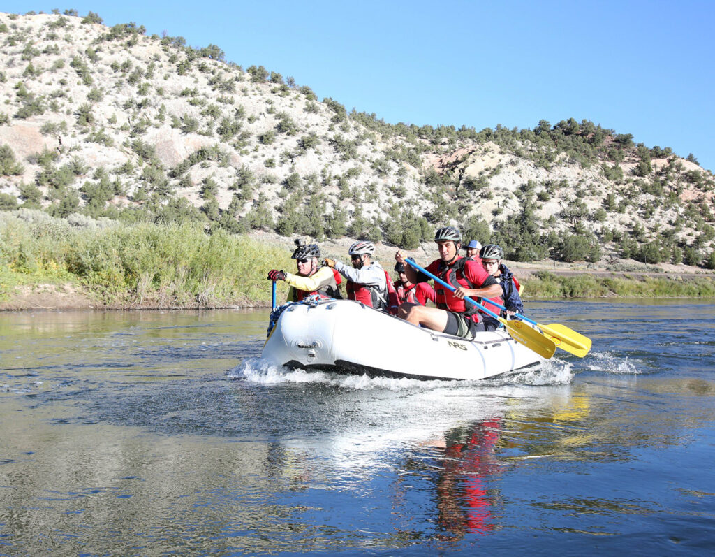 Paddling on the Colorado River