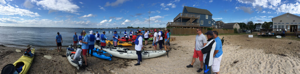 Beach view at the Challenge.